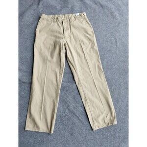 Patagonia Mens Sz tag 32 Khaki Straight Leg Casual Pants Organic Cotton 33x29